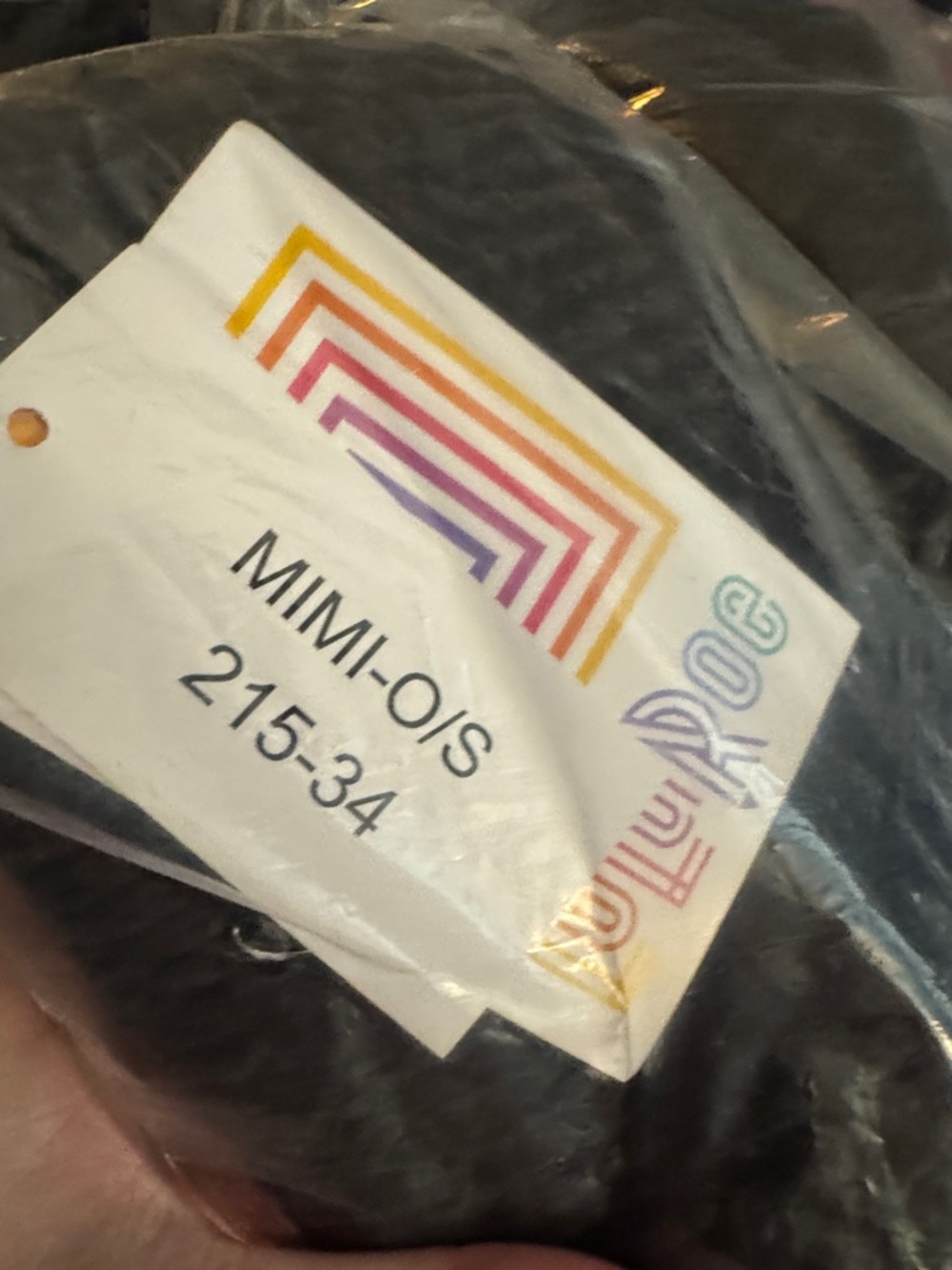 LuLaRoe Mimi Women's Wrap in Black - Picture 3 of 3